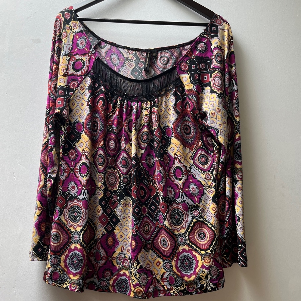 Susan Lawrence blouse size L
